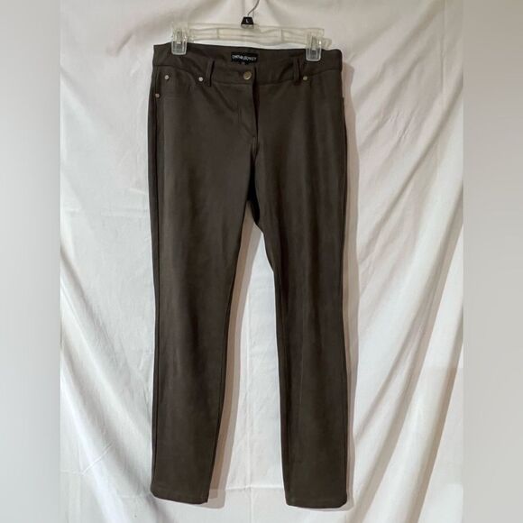 Cynthia Rowley Faux suede pants Rich Brown Color Size 8 - Picture 1 of 7